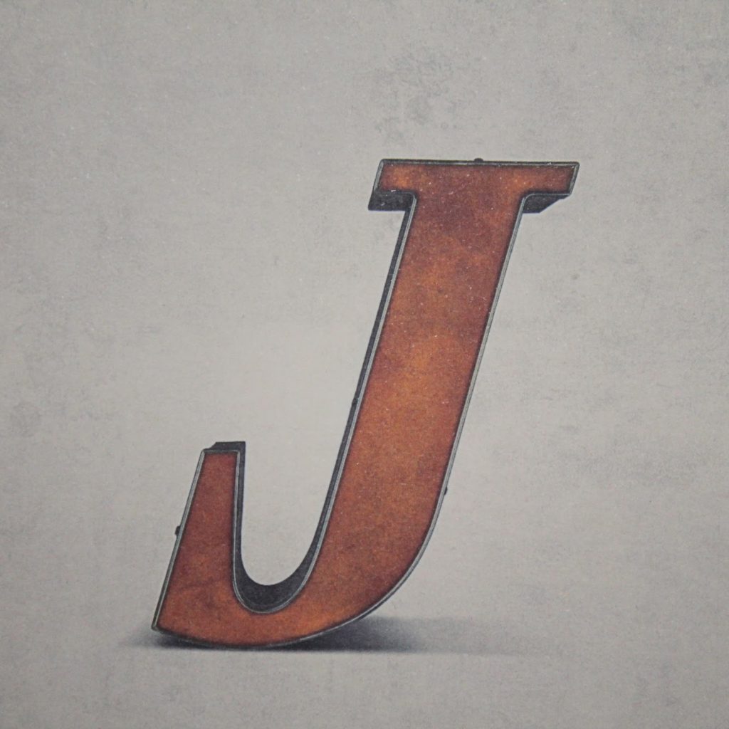 J Typo Alphabet