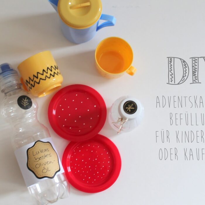 DIY Adventskalender Befüllung für die Kinderküche oder den Kaufladen