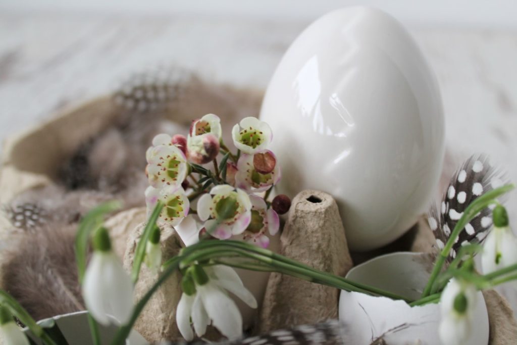 Ostergeschenk Ostern DIY im Eierkarton Eierschalen