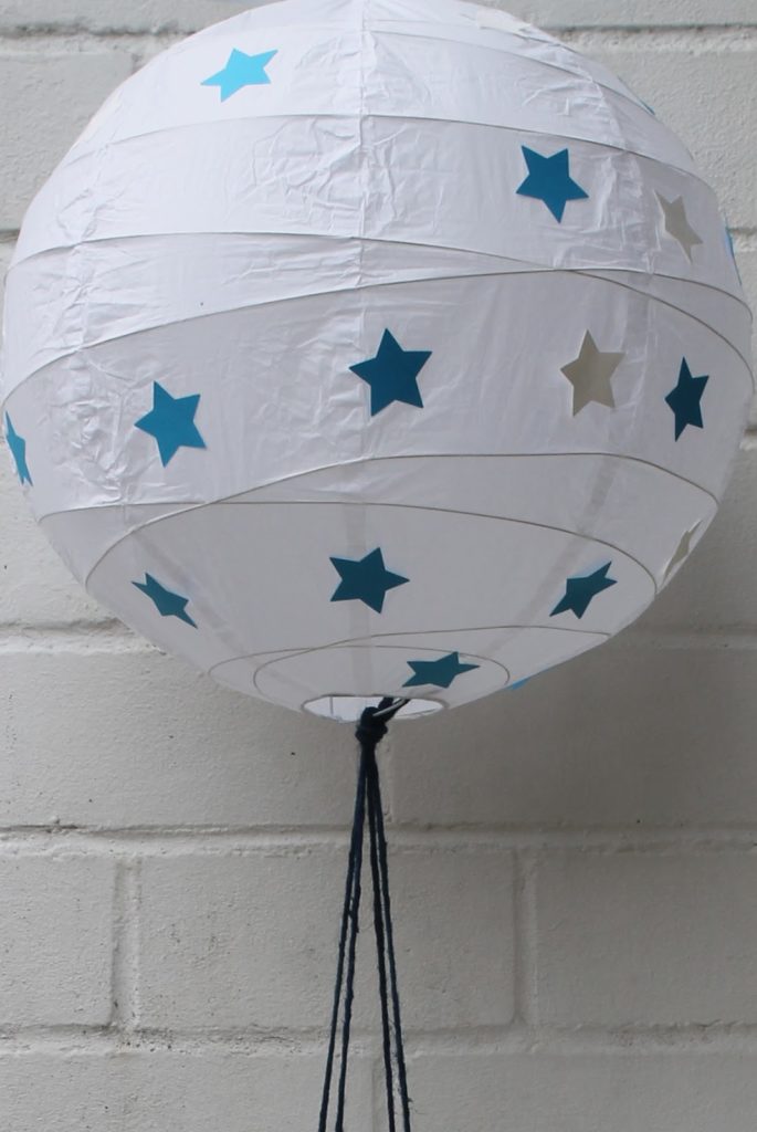 IKEA Hack DIY Heissluftballon Adventskalender Jules kleines Freudenhaus