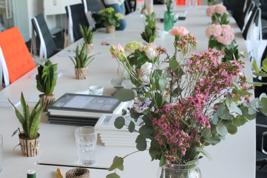 Flower Power Bloggers Workshop Ergebnisse florale Bilderrahmen Jules kleines Freudenhaus