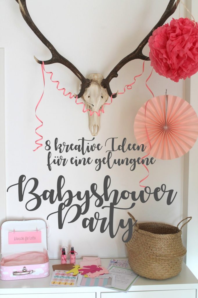 8 kreative Babyparty Ideen Babyshower Party Girl rose ideas creative Babyparty mal anders