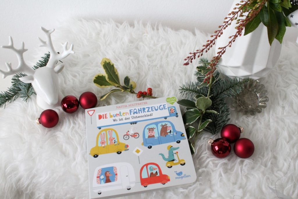 Geschenkideen zu Weihnachten fuer Babys Kleinkinder Unterschiede Buch Fahrzeuge Jules kleines Freudenhaus