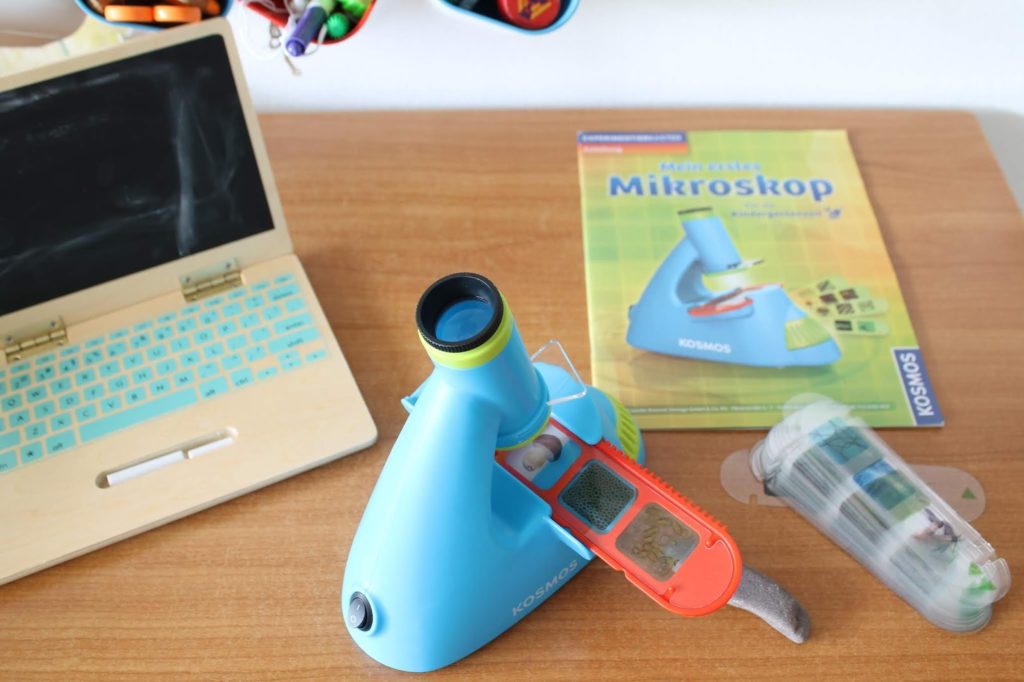 MINT Spielzeug tausendkind Geschenkideen Forscher Mikroskop Kindergartenkinder Jules kleines Freudenhaus