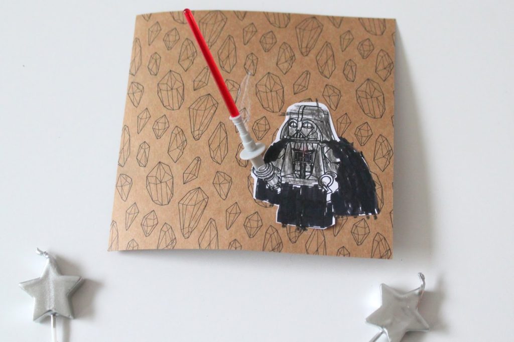 Star Wars Darth Vader DIY Einladungen Einladungskarten Weltraum Rakete Kindergeburtstag Jules kleines Freudenhaus