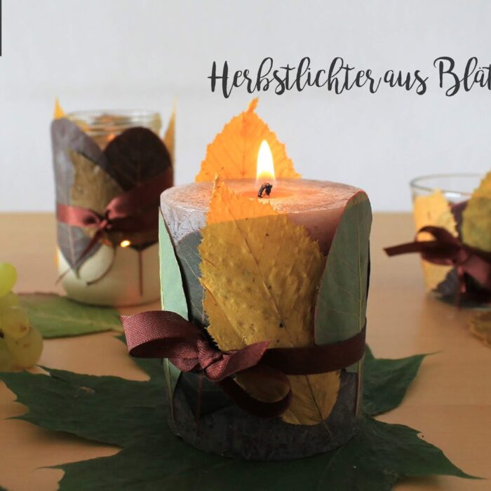 Unsere herbstlichen DIY Blätterlichter und trocken durch den Regen im Maislabyrinth