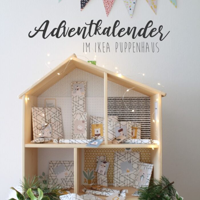 Start in den Pre-Adventskalender zum Blogjubiläum mit einem IKEA Hack: Adventskalender im Puppenhaus mit Rabatt