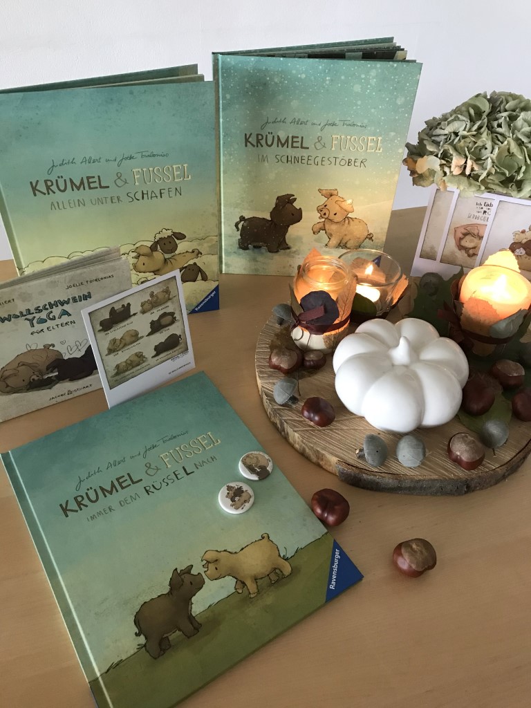 Krümel und FUssel Bücher Wollschweinekram
