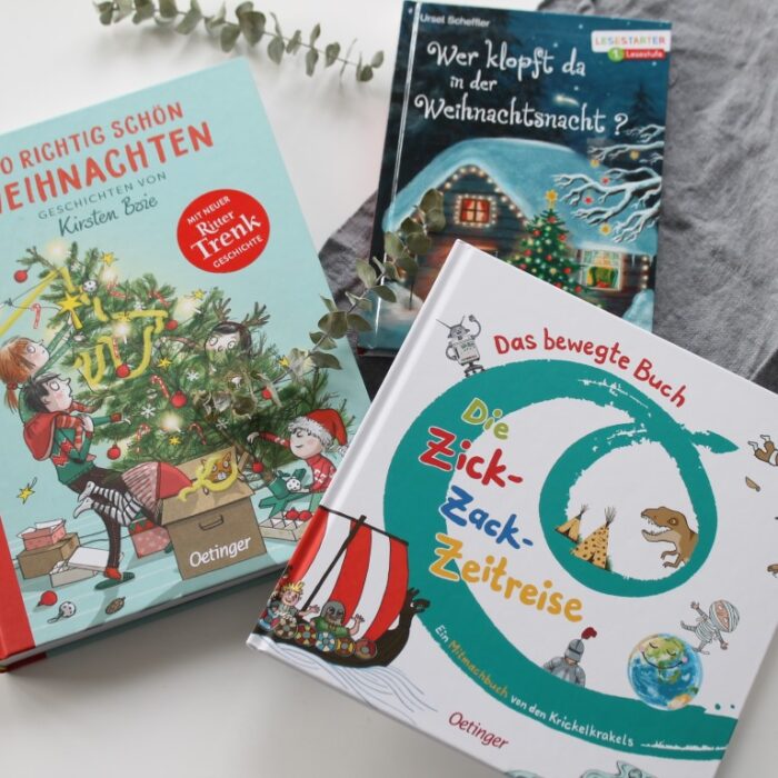 Unsere liebsten neuen Kinderbücher im Advent mit Verlosung