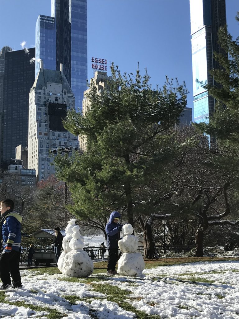 Snowmen Central Park Winter Wonderland 