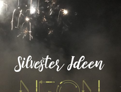 Silvester IDeen mit Kindern NEON Party