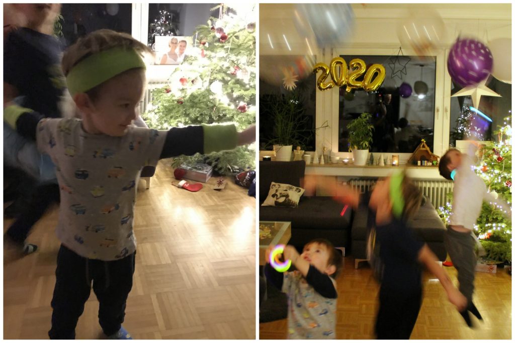 Silvester Spielideen Kinder Neonparty