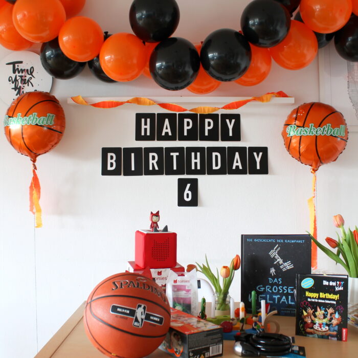 Mottoparty Basketball zum Kindergeburtstag – unsere Spiel- und Geschenkideen