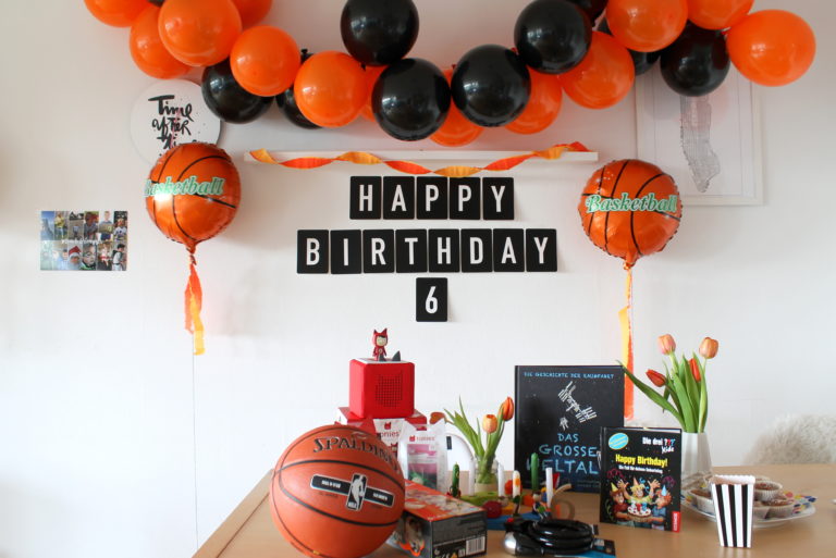 Basketball Geburtstagsdeko Set – 39-teilige Party-Dekoration Mit Banner, Luftballons & Tortendeko Für Den Perfekten Basketball-Kindergeburtstag