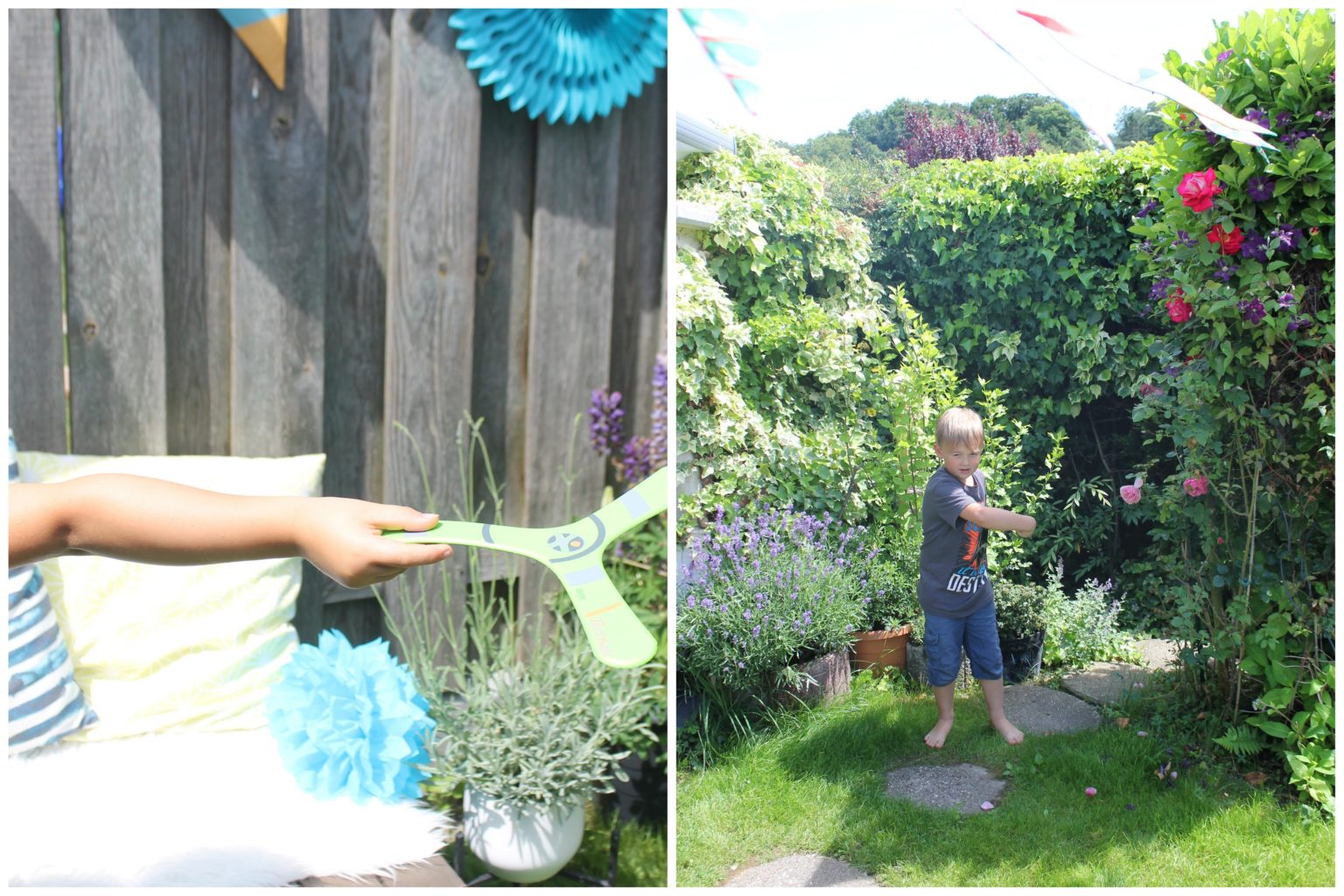 Selbstgemachte Zitronenlimo für einen Tag im Garten