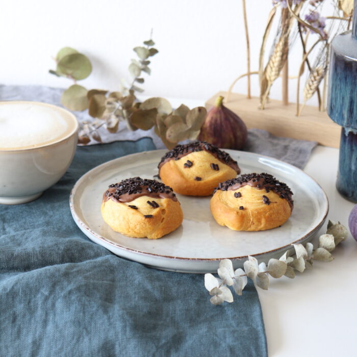 Leckere Igelbrötchen zum Herbstbeginn