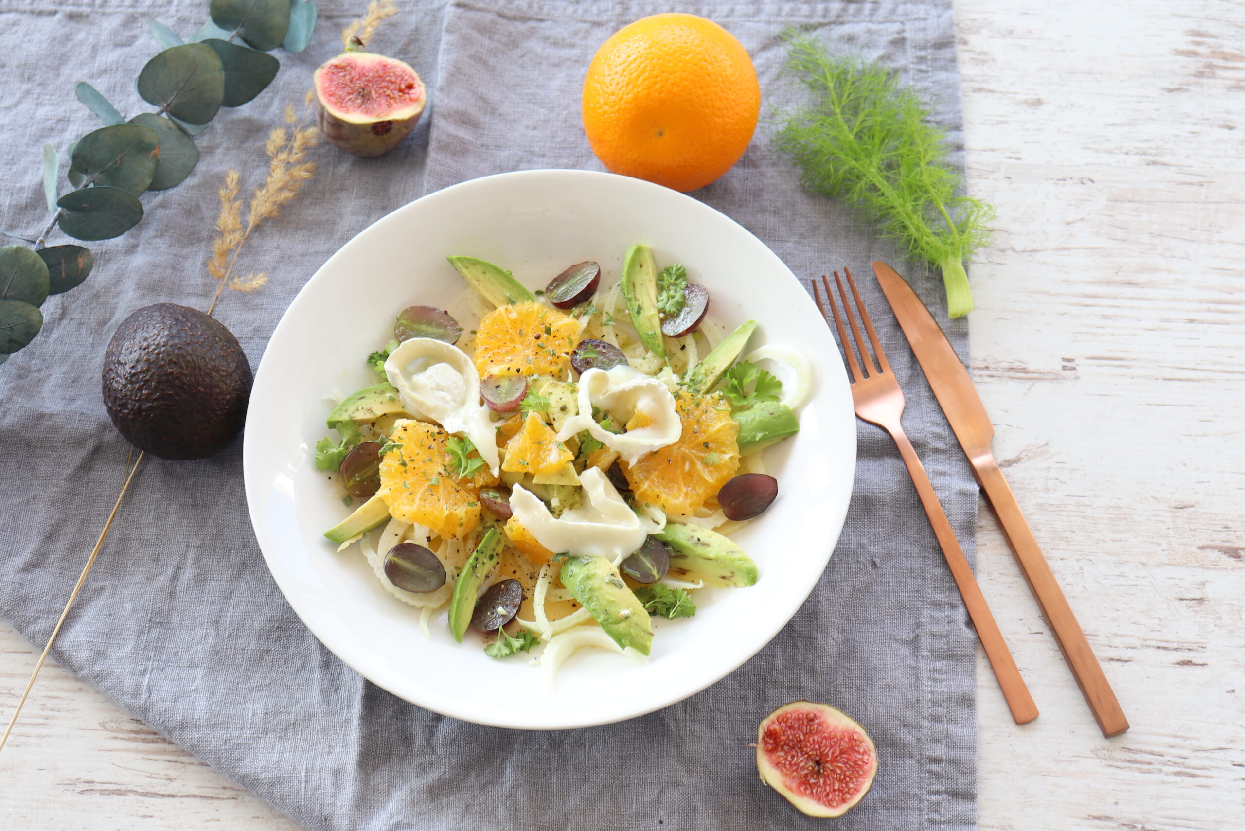 Leckerstes Herbst-Essen 2 in 1: Fenchel-Orangen-Salat und eine Fenchel ...