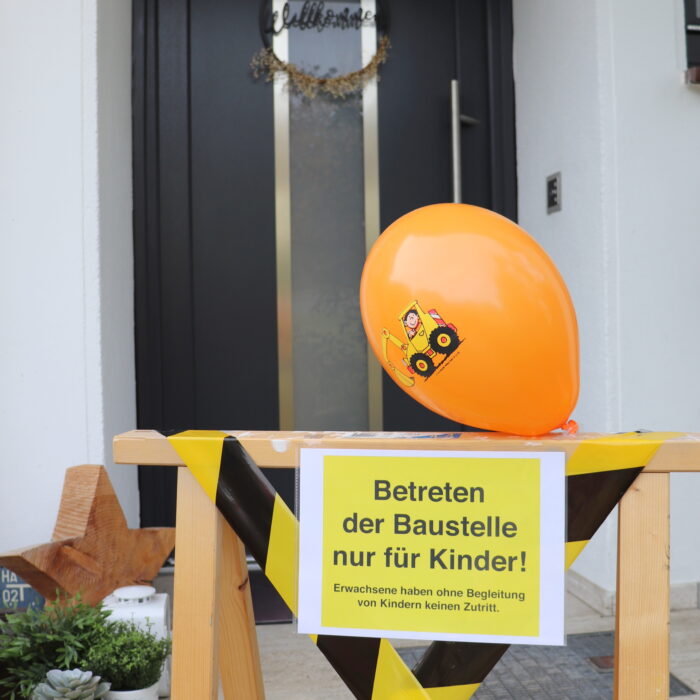 Baustellen Party zum 3. Geburtstag