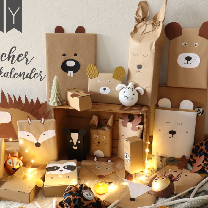 DIY Tierischer Adventskalender und 24 Ideen zur Befüllung