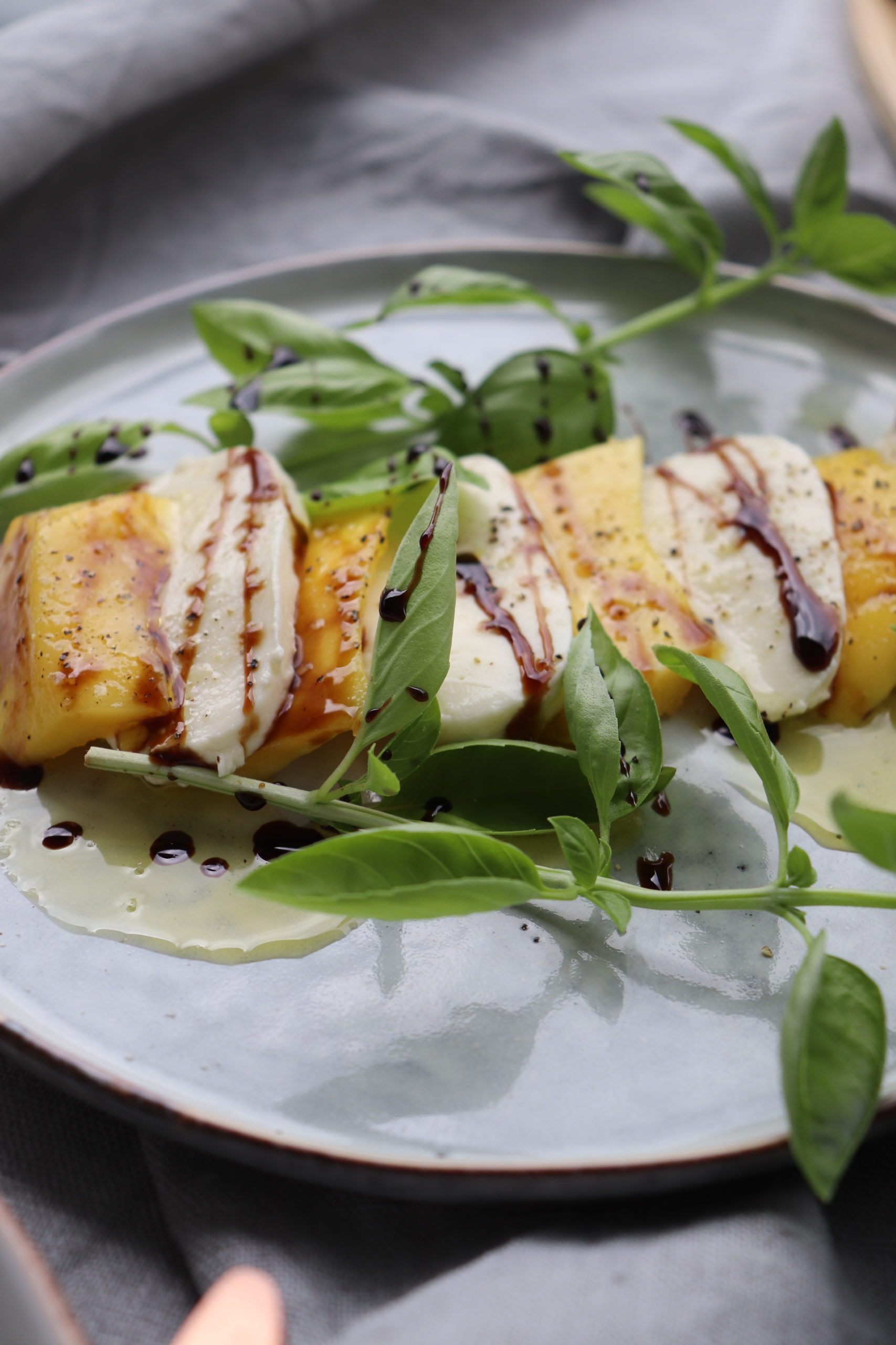 Mango-Mozzarella Vorspeise