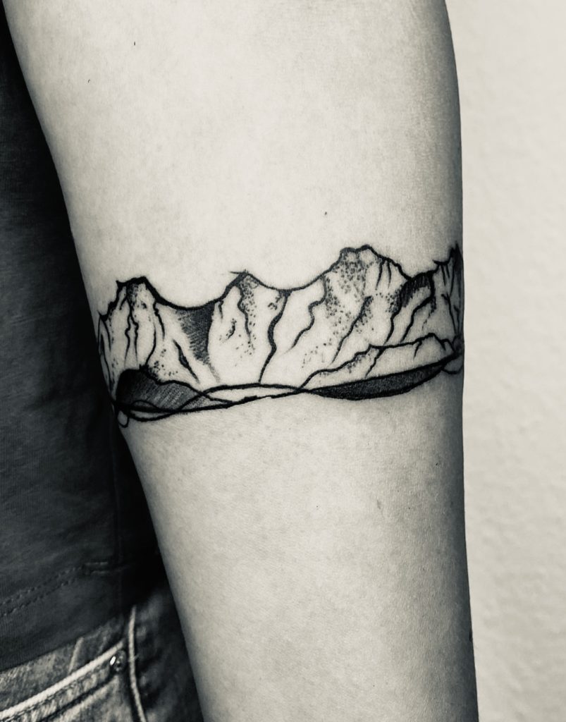 Tattoo Dachstein Berge Tauern