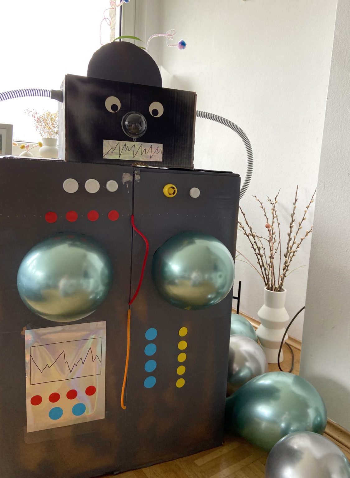 Roboter Party zum 5. Kindergeburtstag Jules kleine Freuden