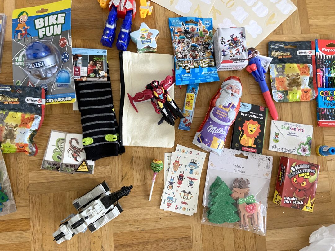 Adventskalender Befüllung für Große Jules kleine Freuden