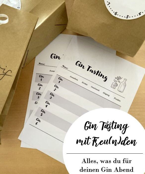 Gin Tasting mit Freu(n)den