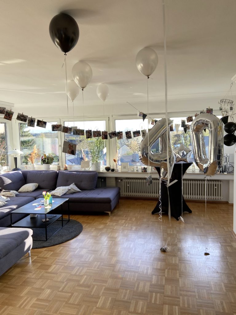 Ballons 40 Geburtstag mit Fotos