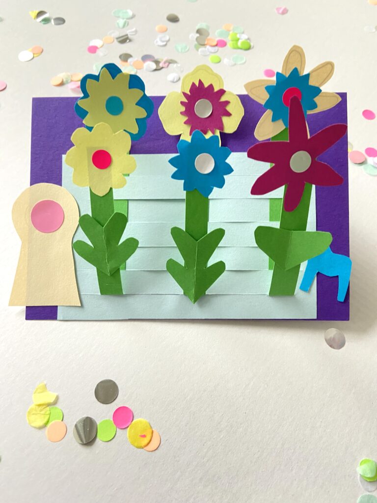 Florale Paper CUt Art Frühling IKEA