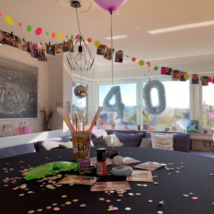 90er Neon Party zum 40. Geburtstag