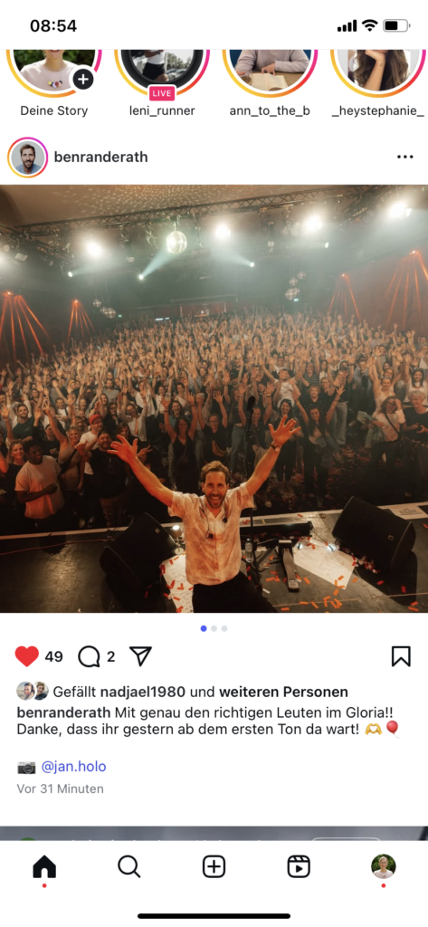 Ben Randerath Konzert