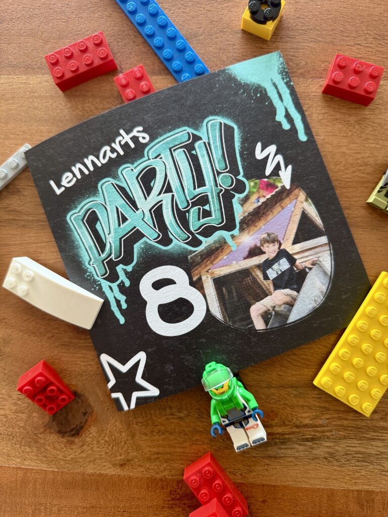 LEGO Geburtstag Einladungen