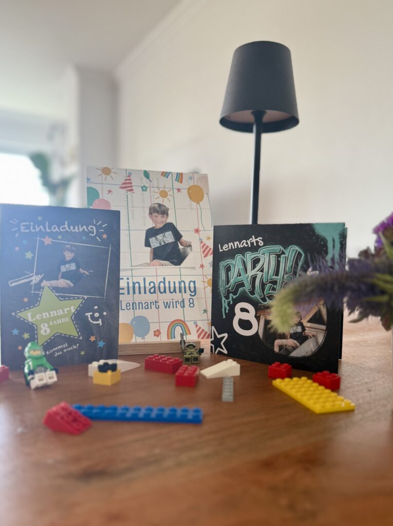 LEGO Geburtstag Einladungen