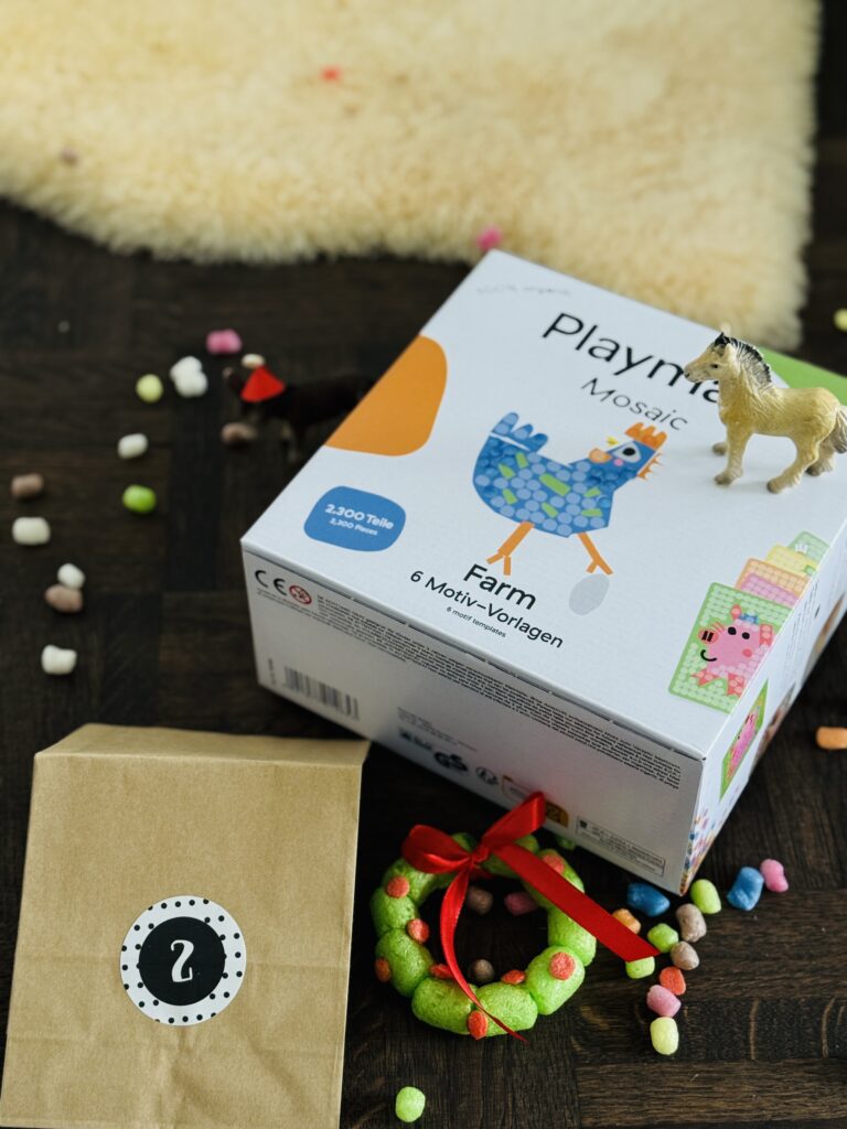 Adventskalender Füllideen Playmais Bauernhof