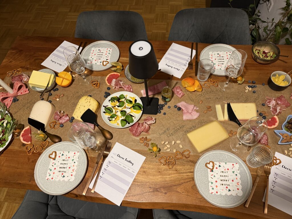 Cheese Tasting Weihnachten Silvester