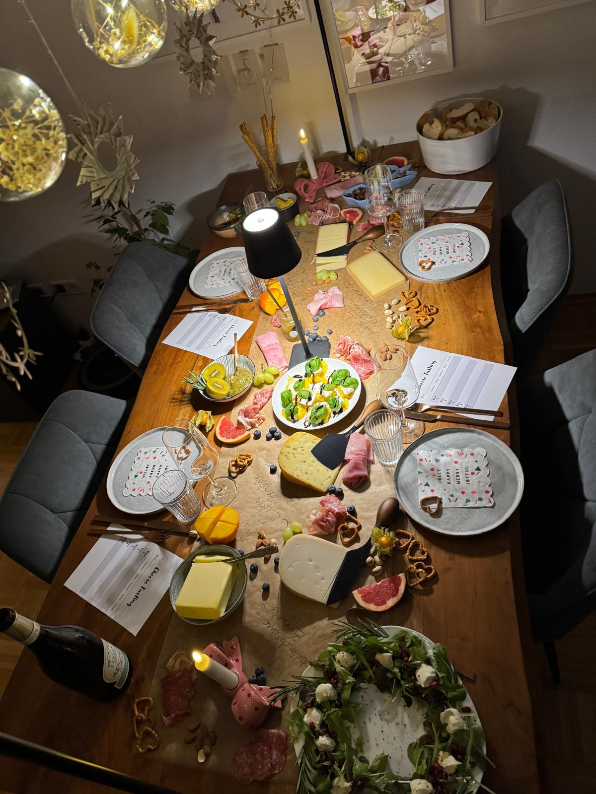 Cheese Tasting Weihnachten Silvester