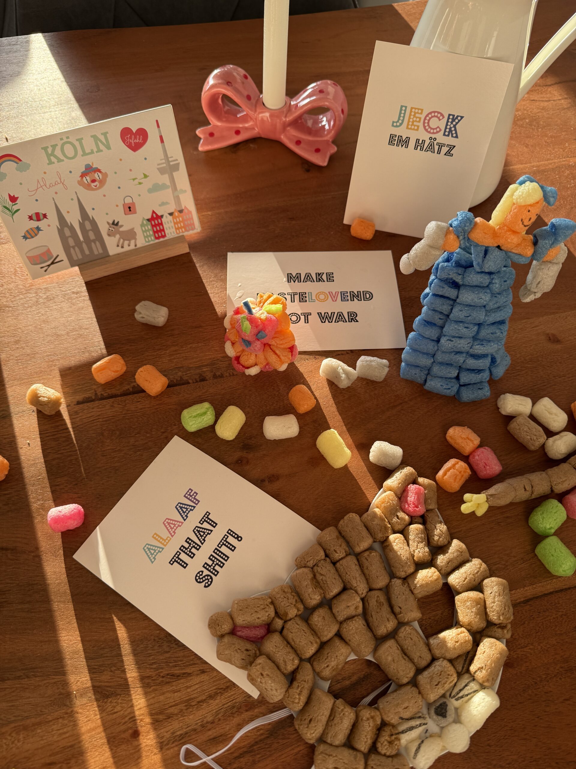 Tischdeko mit Playmais