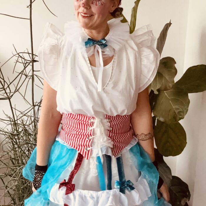 DIY Kostümidee für einen Burlesque Clown