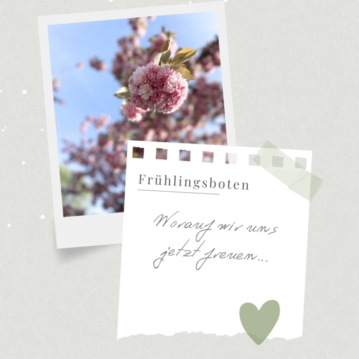 Frühlingsvorfreuden statt Glückspaket zum Wochenende